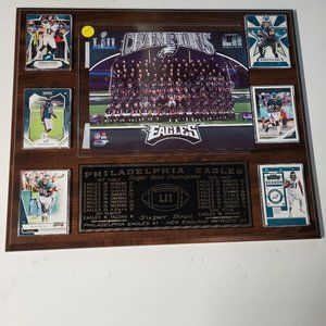 Phildelphia Eagles Super Bowl Plaque LII  ++++